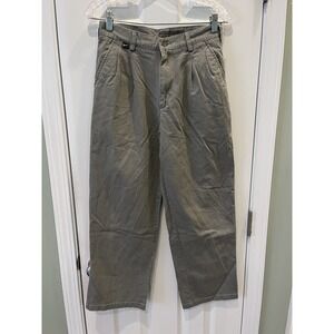 Nike Air-Revolt Jeans Made in USA RARE Mens 28 Grey Pleated Khakis Vintage 90's